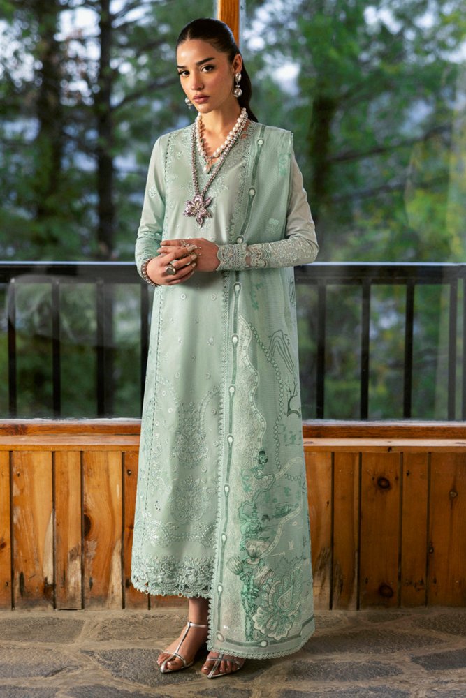 3PC EMBROIDERED LAWN SUIT - SR - 654 - Rangoli Store