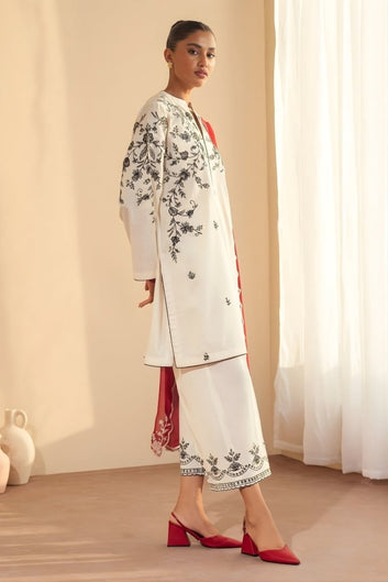 3 - PC LAWN EMBROIDERED SUIT SR - 499 - Rangoli Store