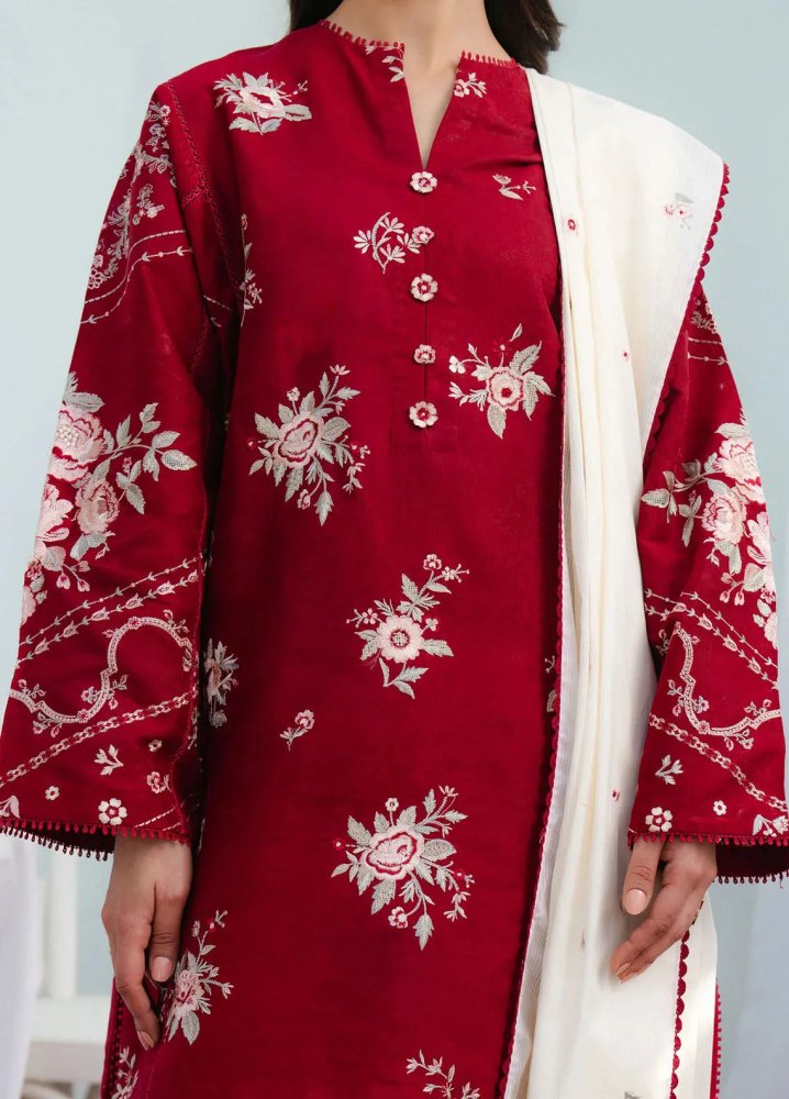 3 PC LAWN EMBROIDRED SUIT SR - 474 - Rangoli Store