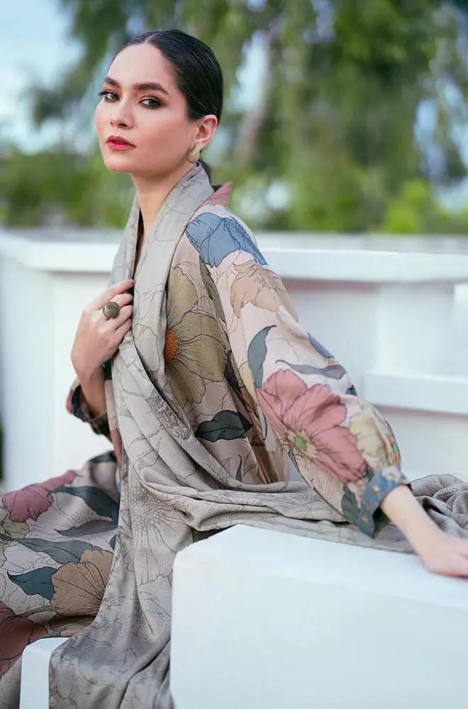 3PC DIGITAL PRINTED KHADDER SUIT - RO - 602 - Rangoli Store
