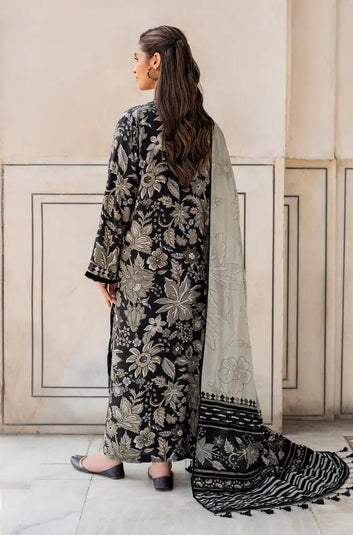 3PC DIGITAL PRINTED KHADDER SUIT - RO - 611 - Rangoli Store