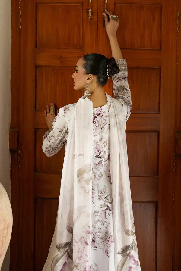 3PC DIGITAL PRINTED SILK SUIT WITH PATCHES - SR - 676 - Rangoli Store