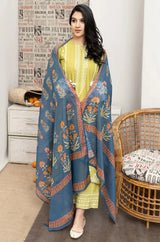 3PC EMBROIDERED DHANAK DRESS RO - 327 - Rangoli Store