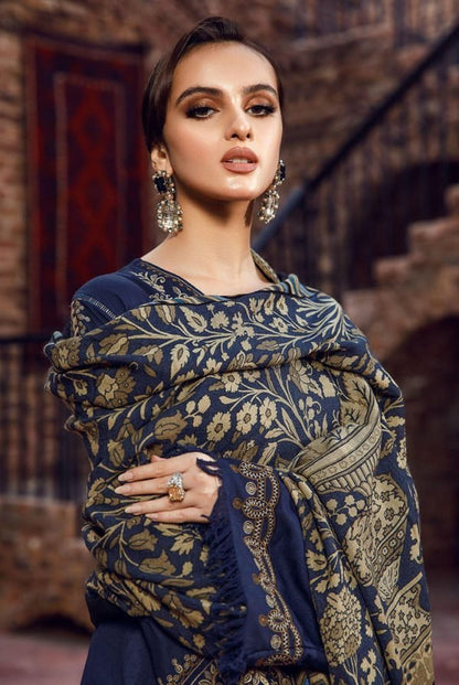 3PC EMBROIDERED DHANAK DRESS RO - 333 - Rangoli Store