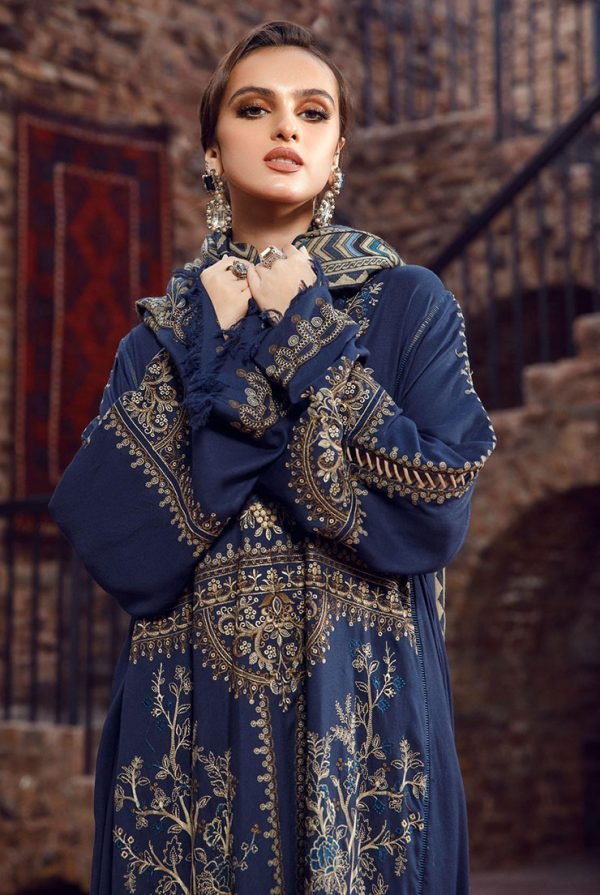 3PC EMBROIDERED DHANAK DRESS RO - 333 - Rangoli Store
