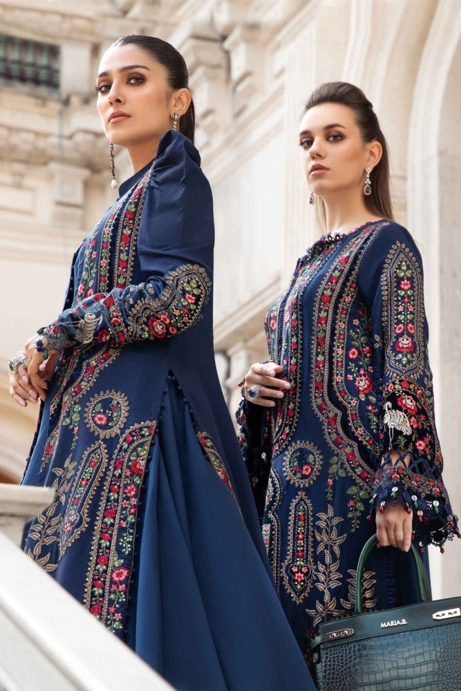 3PC EMBROIDERED DHANAK DRESS RO - 391 - Rangoli Store