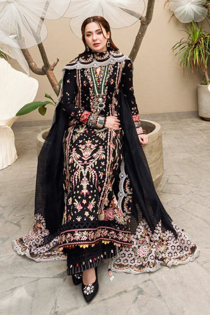 3PC EMBROIDERED DHANAK DRESS RO - 508 - Rangoli Store