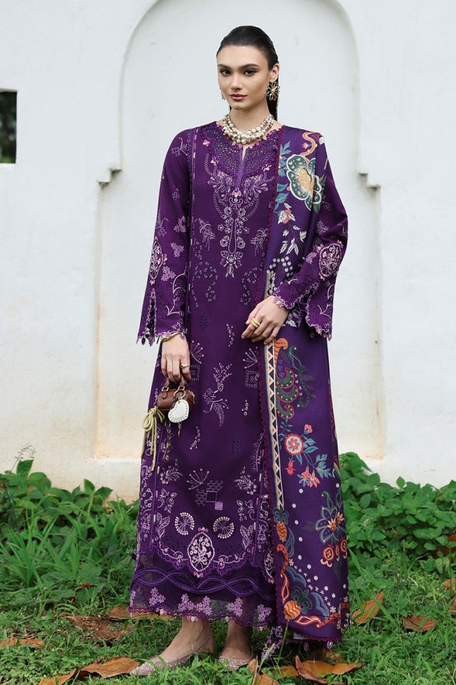 3PC EMBROIDERED DHANAK SUIT - RO - 624 - Rangoli Store