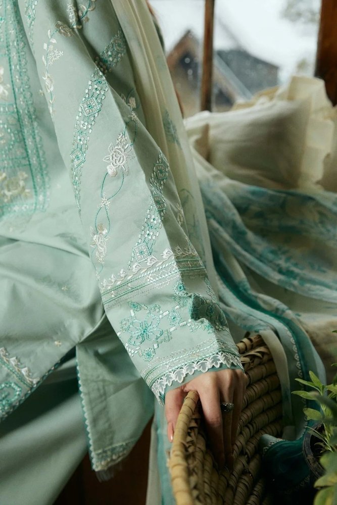 3PC EMBROIDERED LAWN SUIT - SR - 134 - Rangoli Store