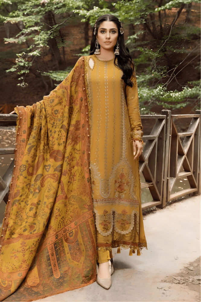 3PC EMBROIDERED LAWN SUIT - SR - 382 - Rangoli Store