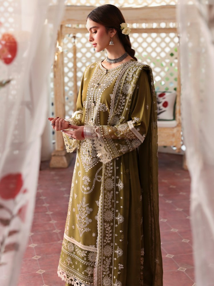 3PC EMBROIDERED LAWN SUIT - SR - 471 - Rangoli Store