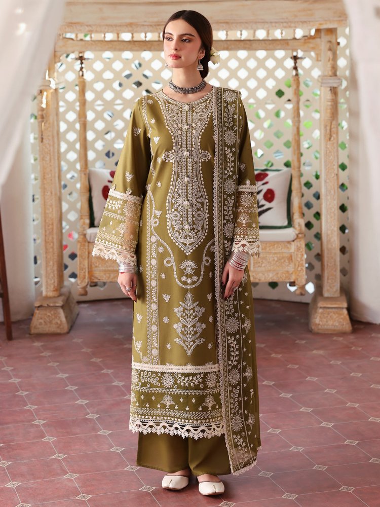 3PC EMBROIDERED LAWN SUIT - SR - 471 - Rangoli Store