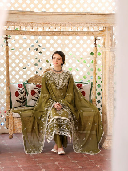 3PC EMBROIDERED LAWN SUIT - SR - 471 - Rangoli Store