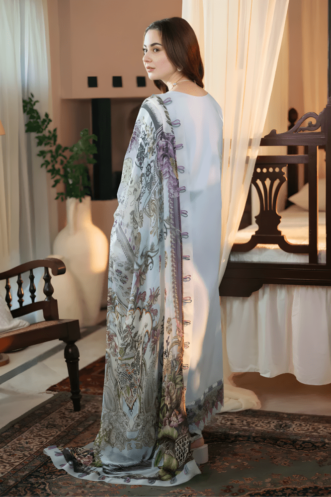 3PC EMBROIDERED LAWN SUIT - SR - 473 - Rangoli Store