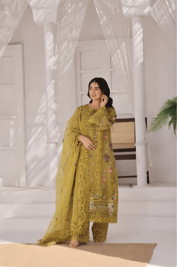 3PC EMBROIDERED LAWN SUIT - SR - 511 - Rangoli Store
