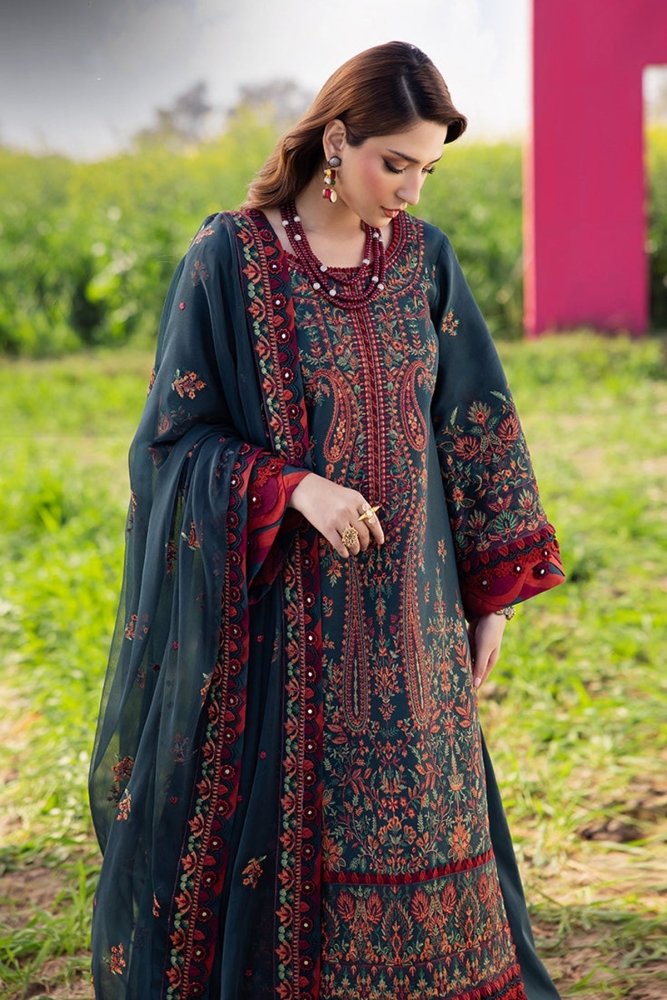 3PC EMBROIDERED LAWN SUIT - SR - 659 - Rangoli Store