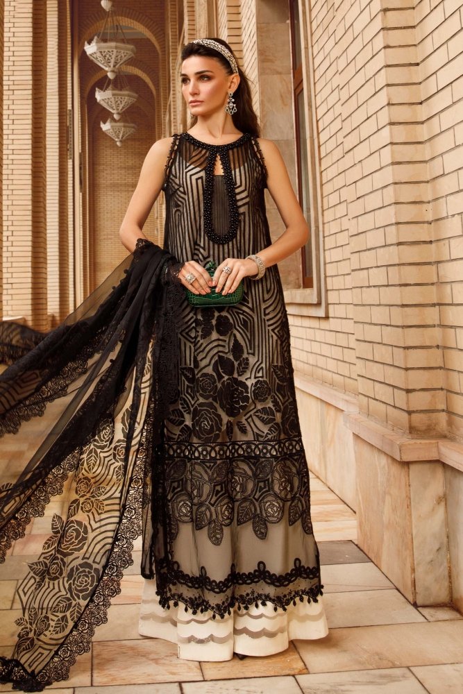 3PC EMBROIDERED LAWN SUIT - SR - 686 - Rangoli Store