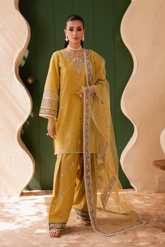 3PC EMBROIDERED LAWN SUIT - SR - 691 - Rangoli Store
