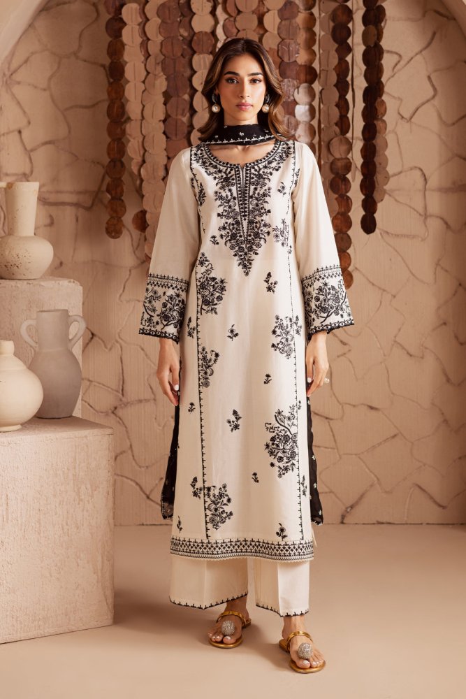 3PC EMBROIDERED LAWN SUIT - SR - 704 - Rangoli Store