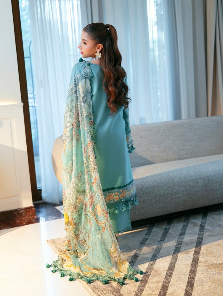 3PC EMBROIDERED LAWN SUIT - SR - 723 - Rangoli Store