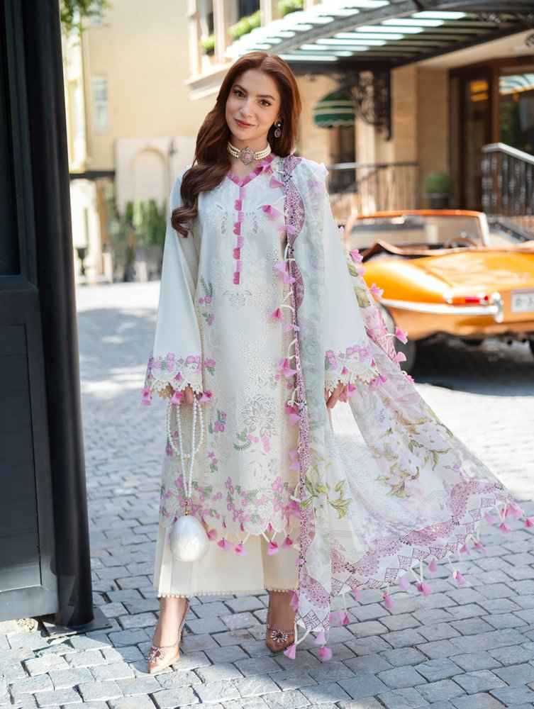 3PC EMBROIDERED LAWN SUIT - SR - 726 - Rangoli Store