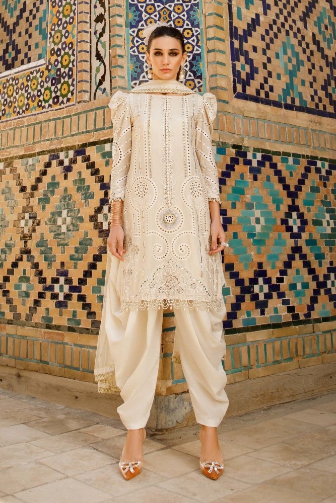 3PC LAWN EMBROIDERED SUIT SR - 657 - Rangoli Store