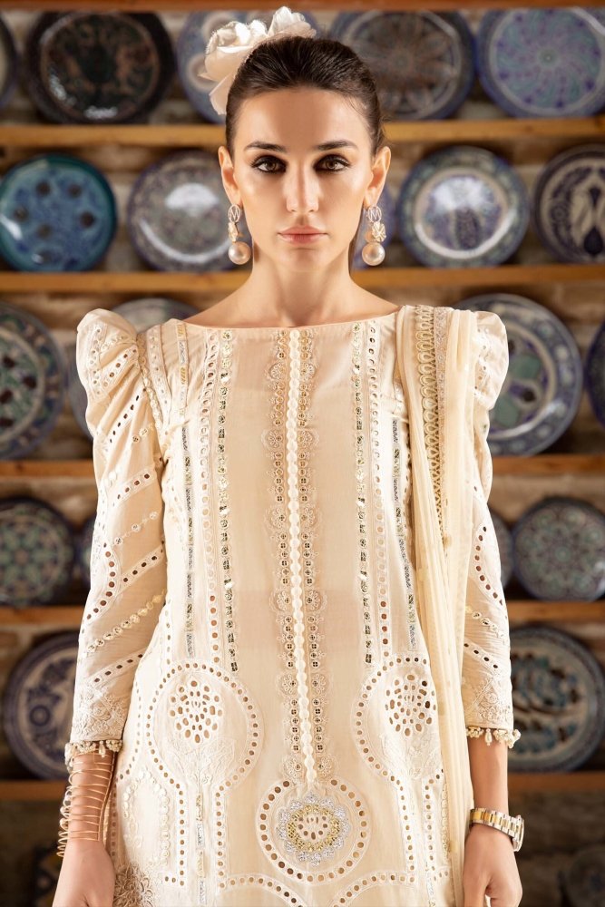 3PC LAWN EMBROIDERED SUIT SR - 657 - Rangoli Store