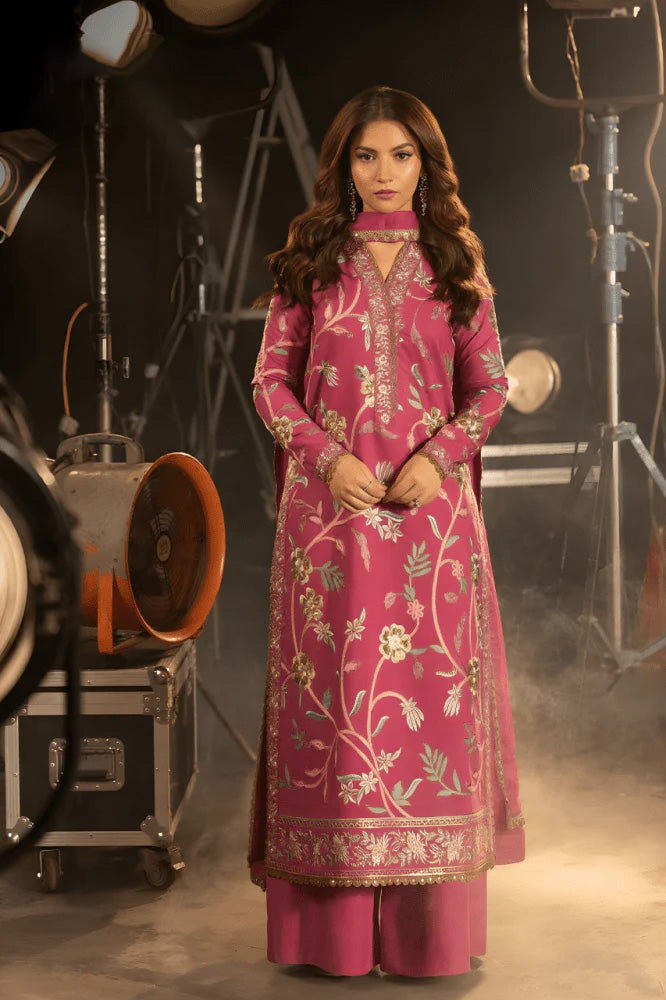 3PC EMBROIDERED LAWN SUIT - SR-669