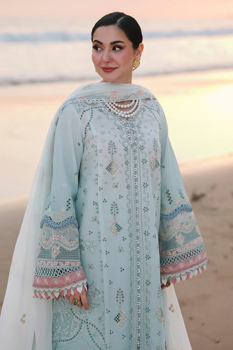 3PC EMBROIDERED LAWN SUIT - SR-730