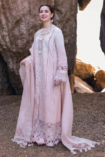 3PC EMBROIDERED LAWN SUIT - SR-734