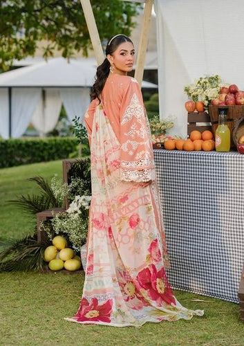 3PC LAWN EMBROIDERED SUIT SR - 706