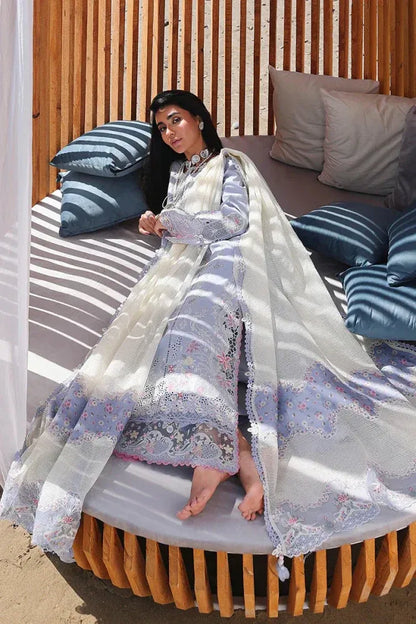 3PC LAWN EMBROIDERED SUIT SR - 731