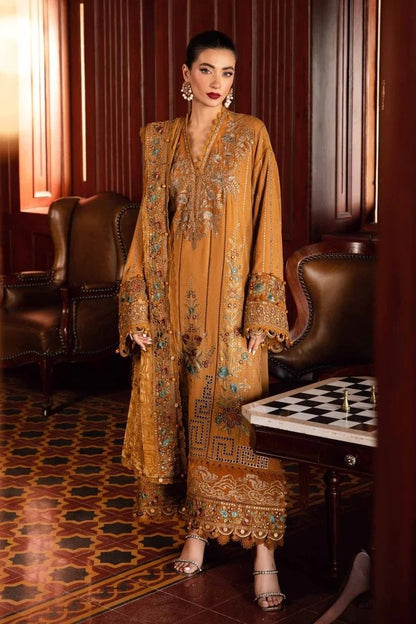 3PC EMBROIDERED LAWN SUIT - SR-549
