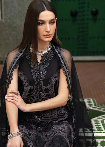 3PC EMBROIDERED LAWN SUIT - SR-522