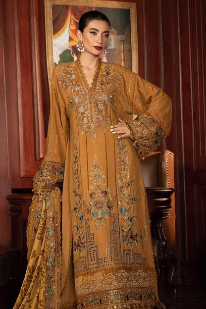 3PC EMBROIDERED LAWN SUIT - SR-549