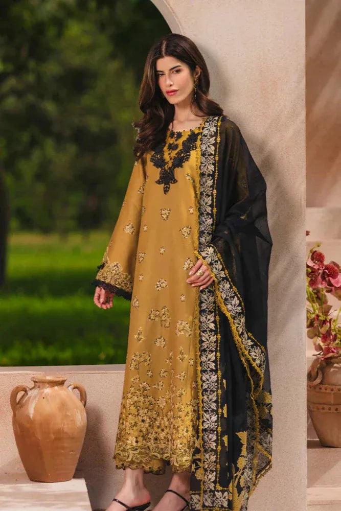 3PC LAWN EMBROIDED SUIT SR - 744