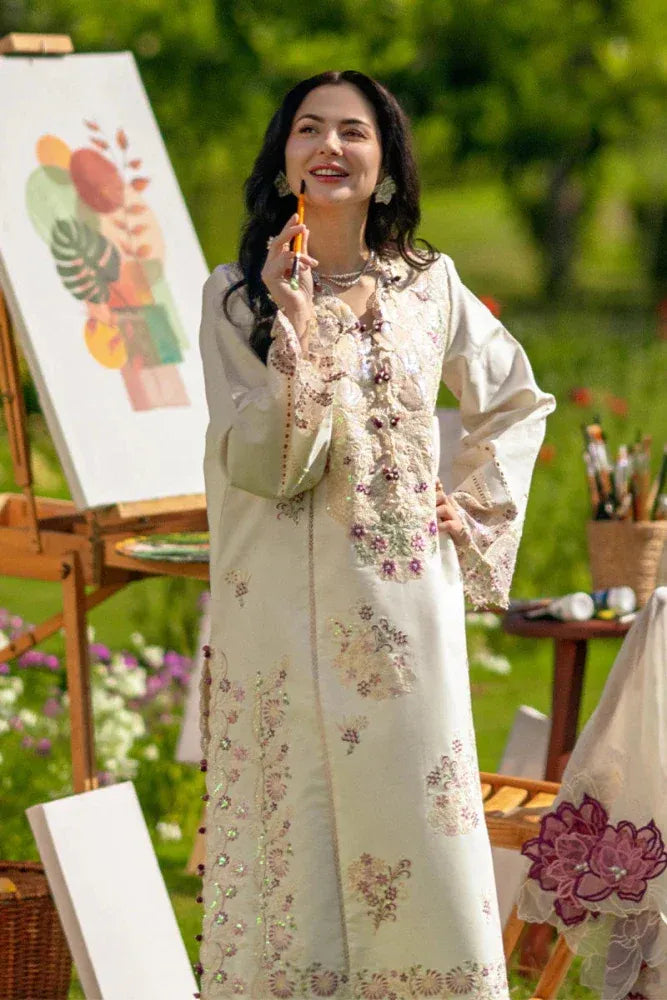3PC LAWN EMBROIDED SUIT SR - 748