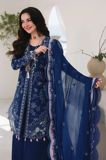 3PC EMBROIDERED LAWN SUIT - SR-737