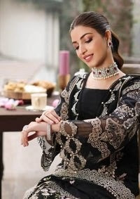 3PC EMBROIDED LAWN SUIT SR - 741