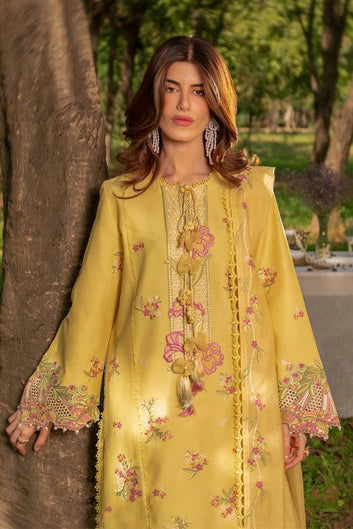 3PC EMBROIDED LAWN SUIT SR - 746