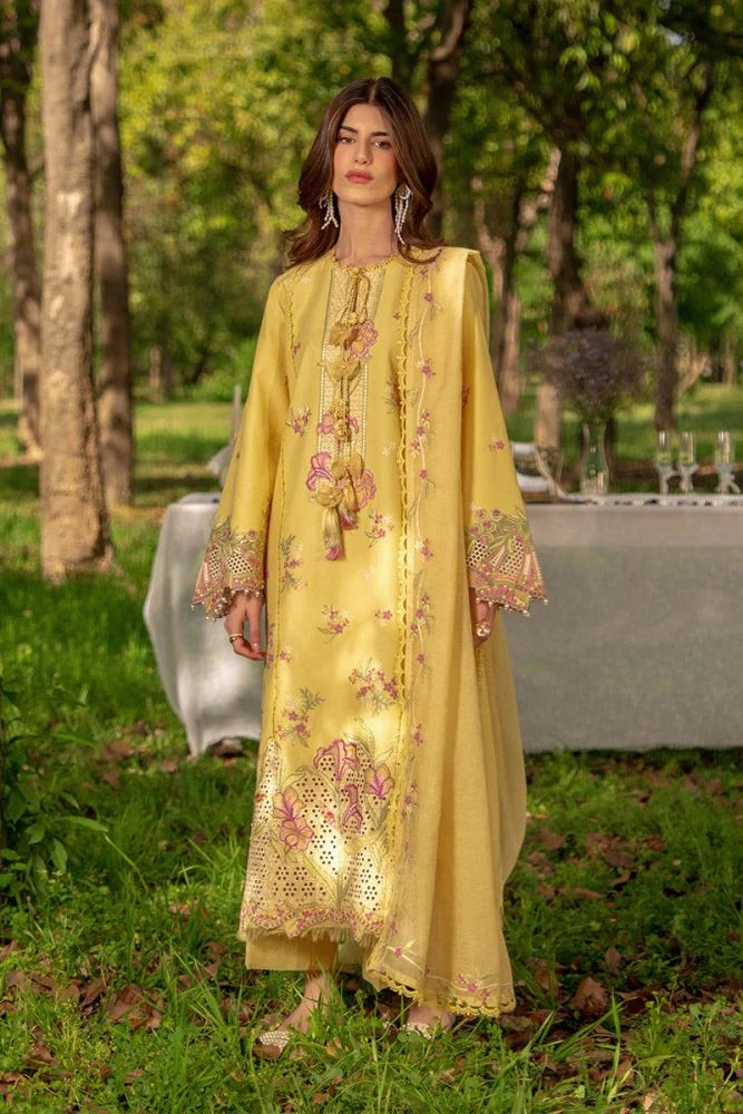 3PC EMBROIDED LAWN SUIT SR - 746