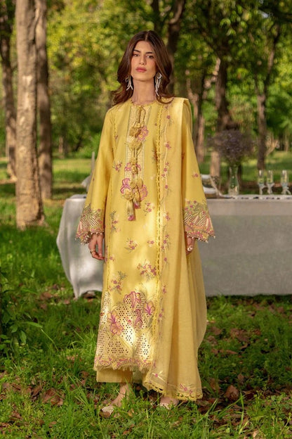 3PC EMBROIDED LAWN SUIT SR - 746