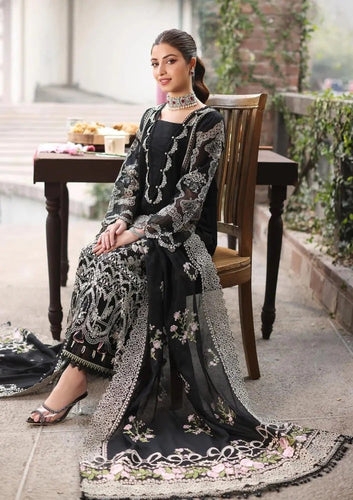 3PC EMBROIDED LAWN SUIT SR - 741