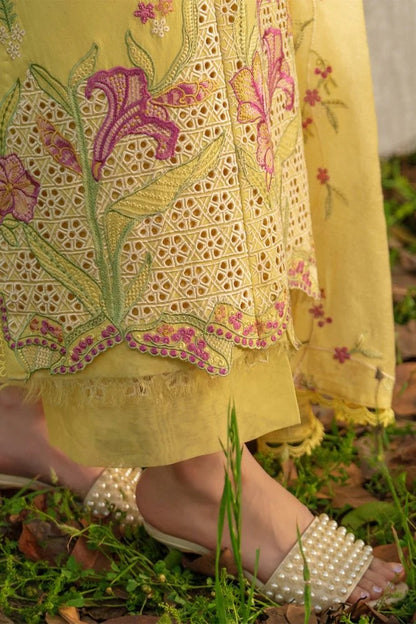 3PC EMBROIDED LAWN SUIT SR - 746