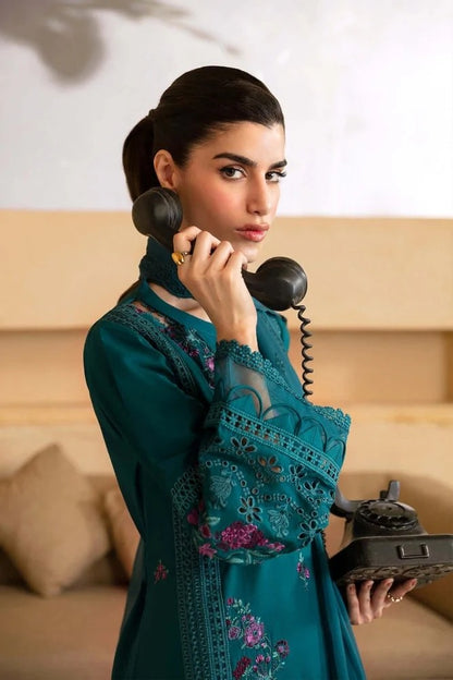 3PC LAWN EMBROIDERED SUIT SR - 656