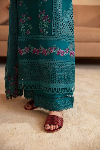 3PC LAWN EMBROIDERED SUIT SR - 656