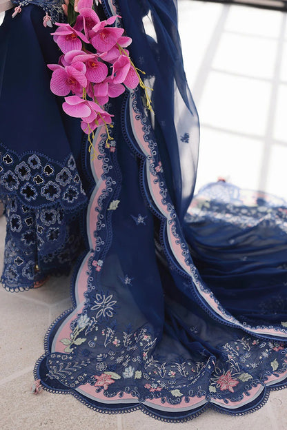 3PC EMBROIDERED LAWN SUIT - SR-737