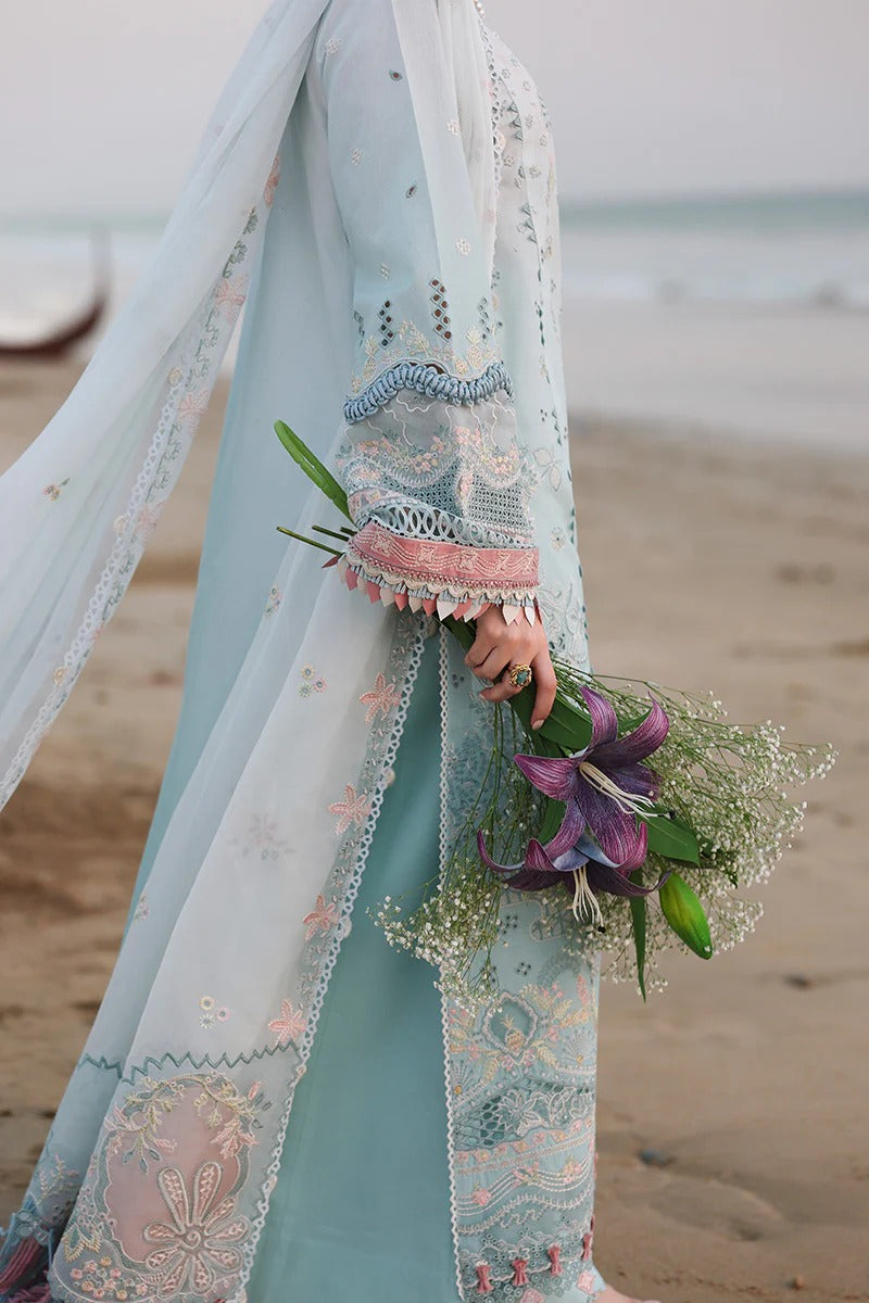 3PC EMBROIDERED LAWN SUIT - SR-730