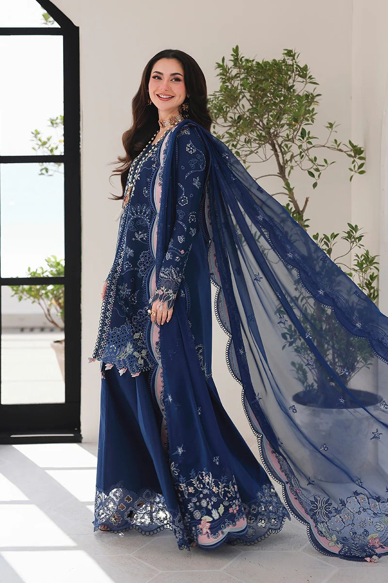 3PC EMBROIDERED LAWN SUIT - SR-737