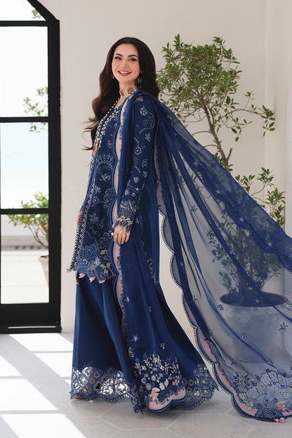 3PC EMBROIDERED LAWN SUIT - SR-737
